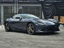 (Grade 5A, Carbon Pkg) 2021 Ferrari Roma 3.9 Coupe, ADAS Full Spec, Blu Roma, 5k KM ONLY, READY STOCK