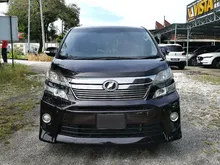 2012 Toyota Vellfire 2.4 Z FACELIFT (A) 2 POWER DOORS 7 SEATERS