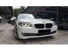 BMW 520D TURBO 1 YEAR WARRANTY NEW FACELIFT M-SPORT 2012,CRYSTAL WHITE IN COLOUR,4 NEW TYRES,FULL LEATHER ELECTRONIC SEATS,10 AIR BAGS,ONE DATIN OWNER