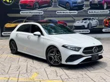 [14000KM](5A REPORT) MERCEDES A180 1.3 AMG LINE H/BACK NEW FACELIFT -AMG STEERING WHEEL,BLACK LEATHER SEAT,SUNROOF,AMBIENT LIGHT,360 CAMERA,HUD,BSM