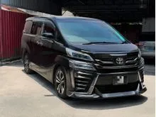 2018 Toyota Vellfire 2.5 ZG MPV PILOT SEAT SUNROOF MOONROOF (LOAN KEDAI IC SAHAJA)