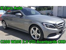 2016 Mercedes-Benz C200 W205 2.0 AVANTGARDE CKD HAP SENG STAR FULL SERVICE AND WARRANTY UNTIL 2020