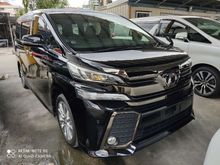 2016 Toyota Vellfire 2.5 ZA Golden Eyes SUNROOF ROOF TV POWER BOOT UNREG16