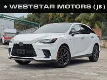 2025 Lexus RX 350 2.4 F Sport Mileage 8k km Rear Power Seat PANROOF DIM FREE 5 YRS LEXUS DEALER WARRANTY