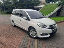 Honda Mobilio 1.5 E Prestige Manual MT 2014 Putih Rapi Rawatan Siap Luar Kota No pR Harga Cash 125jt saja