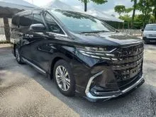 2025 Toyota Alphard 2.5 FACELIFT/MODELISTA KIT/GRADE 5A 11K KM MILEAGE/Twin Sun Roof/Digital Inner Mirror/Roof Monitor/Wireless Charger/360 CAM/DIM/BS
