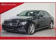 2017 Mercedes-Benz E200 2.0 Avantgarde Sedan LOCAL FULL SERVICE RECORD 1YEAR WARRANTY