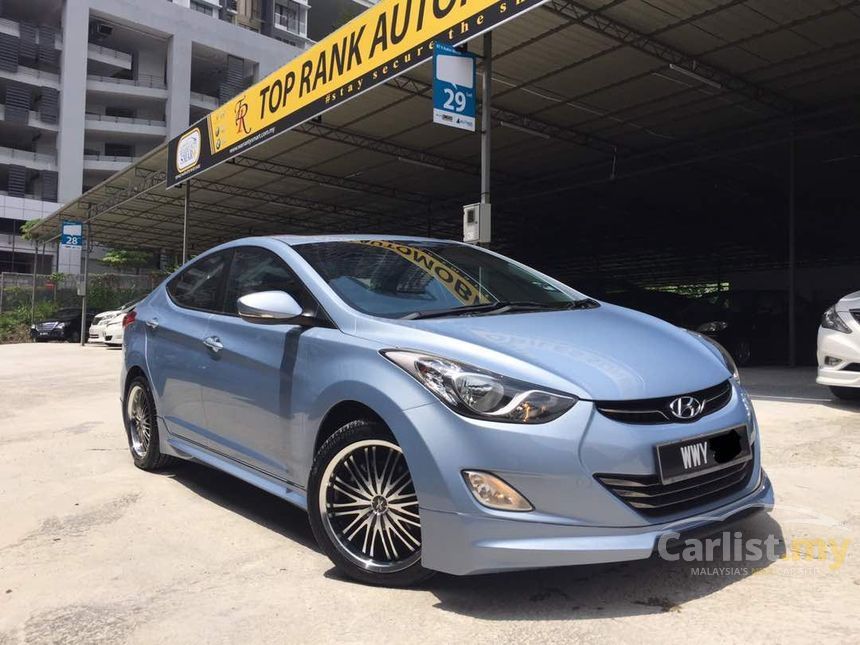 Hyundai Elantra 2013 Premium 1.8 In Kuala Lumpur Automatic Sedan Blue 