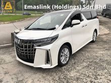 2018 Toyota Alphard 2.5 G SA MPV SUNROOF MOONROOF PRE CRASH SYSTEM LANE ASSIST SENSOR AUTO CRUISE 360 SURROUND CAMERA POWER BOOT