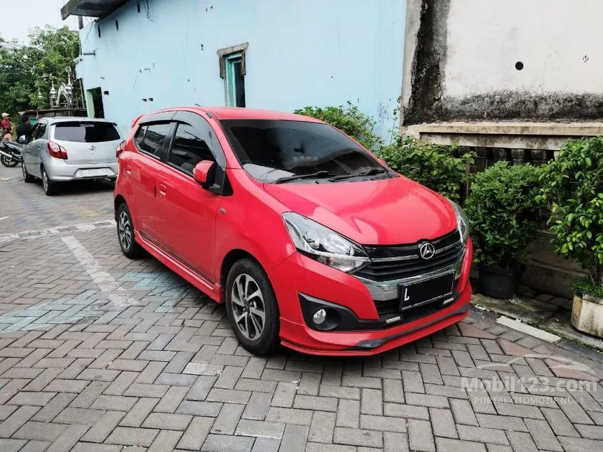 Jual Mobil Daihatsu Ayla 2017 R 1.2 di Jawa Timur Automatic Hatchback Merah Rp 119.000.000