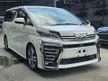 Recon 2018 Toyota Vellfire 2.5 ZG 2LED DIM PCS LKA JPN UNREG - Cars for sale