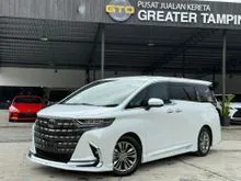2024 Toyota Alphard  With Modellista bodykit/Hud/Sunroof/Side Step/Auto Parking/Dim/Bsm/Free 7 years Warranty