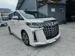 Recon 2022 Toyota Alphard 2.5 SC,GRADE 4A,12K KM ONLY, FULLY LOADED,JBL SURROUND SOUND SYSTEM,360 CAMERA,DIM,BSM,SUNROOF, MODELISTA BODYKIT,22 UNREGISTER