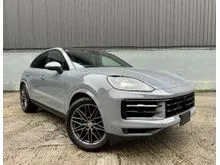 2023 Porsche Cayenne 3.0 V6 (A) COUPE PDLS+ 360 CAMERA SOFT CLOSE SPORT CHRONO PACKAGE P/ROOF 6K+ KM ONLY GRADE A JAPAN UNREG