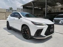 2022 Lexus NX 350 2.4 F Sport SUV 8 year warranty