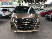2025 Toyota Alphard 2.5 Z Sun Roof 360V HUD Up Display Side Step BSM DIM New Car 12KM 6A Good Condition Nice Car