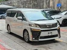 2021 Toyota Vellfire 2.5 Z Golden Eyes MPV POWER BOOT 31K+ KM GRED 4/B COMFORT 7 SEATER SAFETY SENSE TYPE GOLD ALCANTARA LEATHER SEAT POWER BOOT UNREG