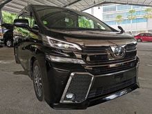 2015 Toyota Vellfire 2.5 Z G Edition MPV ZG With JBL, Precrash, Autopark, 3 Years Warranty, Unregistered