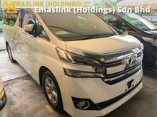 2016 Toyota Vellfire 2.5 X NEW ARRIVAL UNREGISTER CHEPEST IN TOWN