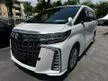 Recon 2020 Toyota Alphard 2.5 G SA MPV TYPE GOLD #7 SEATER#SUNROOF#HALF LEATHER#REVERSE CAMERA#3 EYE LED#TOYOTA SAFETY SENSE#POWER BOOTS#UNREG JAPAN SPEC#