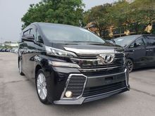 2015 Unreg Toyota Vellfire 2.5 ZA Edition At The Lowest Price