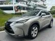 Used 2016 LEXUS NX200T 2.0 LUXURY (A) FREE WARRANTY/POWER BOOT/360 CAMERA/SUNROOF/BLIND SPOT/POWER SEAT/PADDLE SHIFT/PUSH START/CRUISE CONTROL