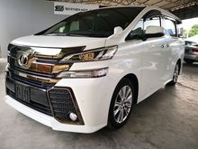 2017 Toyota Vellfire 2.5 Golden Eye ZA Edition Sun/Moon Roof JBL Sound System PowerDoor Unreg