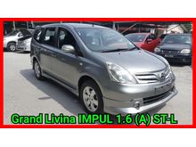 2011 Nissan Grand Livina IMPIL 1.6 ST-L 7 SEATER MPV LIKE NEW FULL LOAN