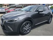 2017 MAZDA CX-3 CX3 2.0 A 2WD SKYACTIV HIGH (AT) (CROSSOVER SUV) (GOOD CONDITION) METALLIC GREY EEV 6-AT PLATE SABAH - 127,000KMS