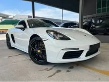 2019 Porsche 718 2.0 Cayman Coupe PRICE CAN NGO UNTIL LET GO CHEAPER IN TOWN FULL SPEC PLS CALL FOR VIEW N TAIK FASTER FASTER FASTER