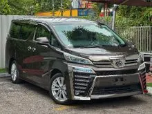 2020 Toyota Vellfire 2.5 Z SPEC 8 SEATER with 5yrs Warranty Unlimited Mileage