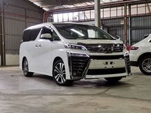 2019 Toyota Vellfire 2.5 Z G-EDITION MPV ZG MANY UNITS PRECRASH 5 YEARS WARRANTY