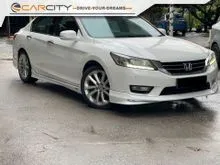 2014 Honda Accord 2.4 VTi-L Sedan WARRANTY + PREMIUM LEATHER SEAT + PADDLE SHIFTER + PUSH START & SMART KEY