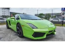 2010 Lamborghini Gallardo 5.2 AT LP560-4, Diamond cut with green stitching, Headrest logo, Electric seats, Reverse camera, 19 inch rim