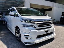 2016 Toyota Vellfire 2.5 Z G Edition MPV TRD JBL