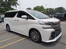 2016 Toyota Vellfire 2.5ZG PRE CRASH SAFETY PILOT SEAT POWER BOOT UNREGISTERED