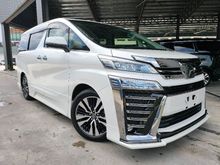 2018 Toyota Vellfire 2.5 ZG 3LED Sun Roof JBL H/Theatre 4Cam BSM TRD Bodykits Unregister