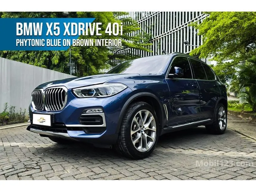 Jual Mobil BMW X5 2021 xDrive40i xLine 3.0 di Banten Automatic SUV Biru Rp 985.000.000