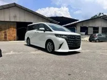 *8 YEARS WARRANTY* 2024 Toyota Alphard 2.5 Z 7-Seater MPV