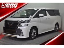 2016 Toyota Vellfire 2.5 Z A Edition MPV ZG 2.4 1-YEAR WARRANTY