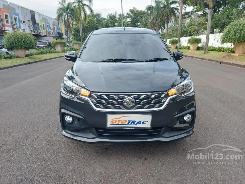 Jual Mobil Suzuki Ertiga 2023 Hybrid GX 1.5 di Banten Automatic MPV Hitam Rp 215.500.000