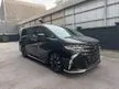 Recon 2024 Toyota Alphard 2.5 Executive Lounge Hybrid,7k km,Grade 5A,EL,Black Interior,Massage Seat,JBL,HUD,BSM,DIM, Sunroof,Side Step,Rear Entertainment