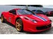 Used 2010/2011 Ferrari 458 Italia 4.5 Full Service Record 26K KM No Accident No Flood Carbon Pack JBL Lifter - Cars for sale