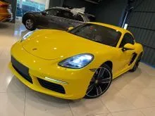 2019 Porsche 718 2.0 Cayman Coupe Full Spec PDLs PLUS
