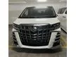 Recon 2018 Toyota Alphard 2.5 S PACKAGE 8SEATERS MPV SUNROOF GRADE 4.5 37,087KM ONLY UNREG - Cars for sale