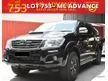 Used 2015 Toyota Hilux 2.5 G VNT DoubleCab 4x4 Pickup Truck (LOAN KEDAI/BANK/CREDIT)