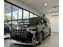2021 Toyota Alphard 2.5 SC # Low Mileage # Modellista Body Kit # 3-Eye LED Auto Headlight # Dual Power Sliding Door # Rear Pilot Seats
