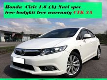 2013 Honda Civic 1.8 S i-VTEC Navi imput free bodykit