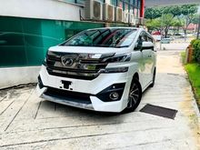 3.5 EL Toyota Vellfire 3.5 Executive Lounge MPV UNREGISTER!!! EXECUTIVE PILOT SEAT , JBL HOME THEATER , SURROUND CAMERA , SUNROOF , PRICE CAN NEGO!!!