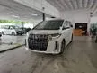 Recon 2019 Toyota Alphard 2.5 G S C Package MPV -UNREG- - Cars for sale